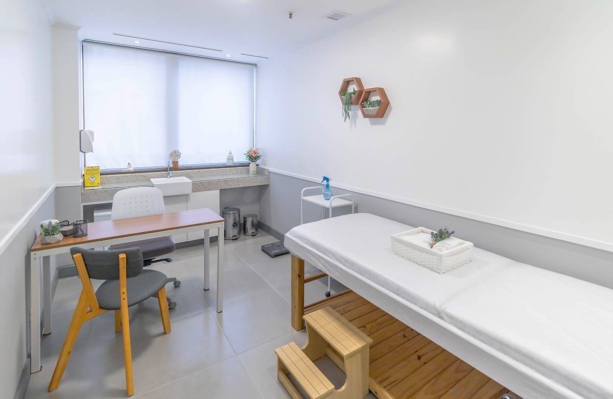 Sala de atendimento do consultório